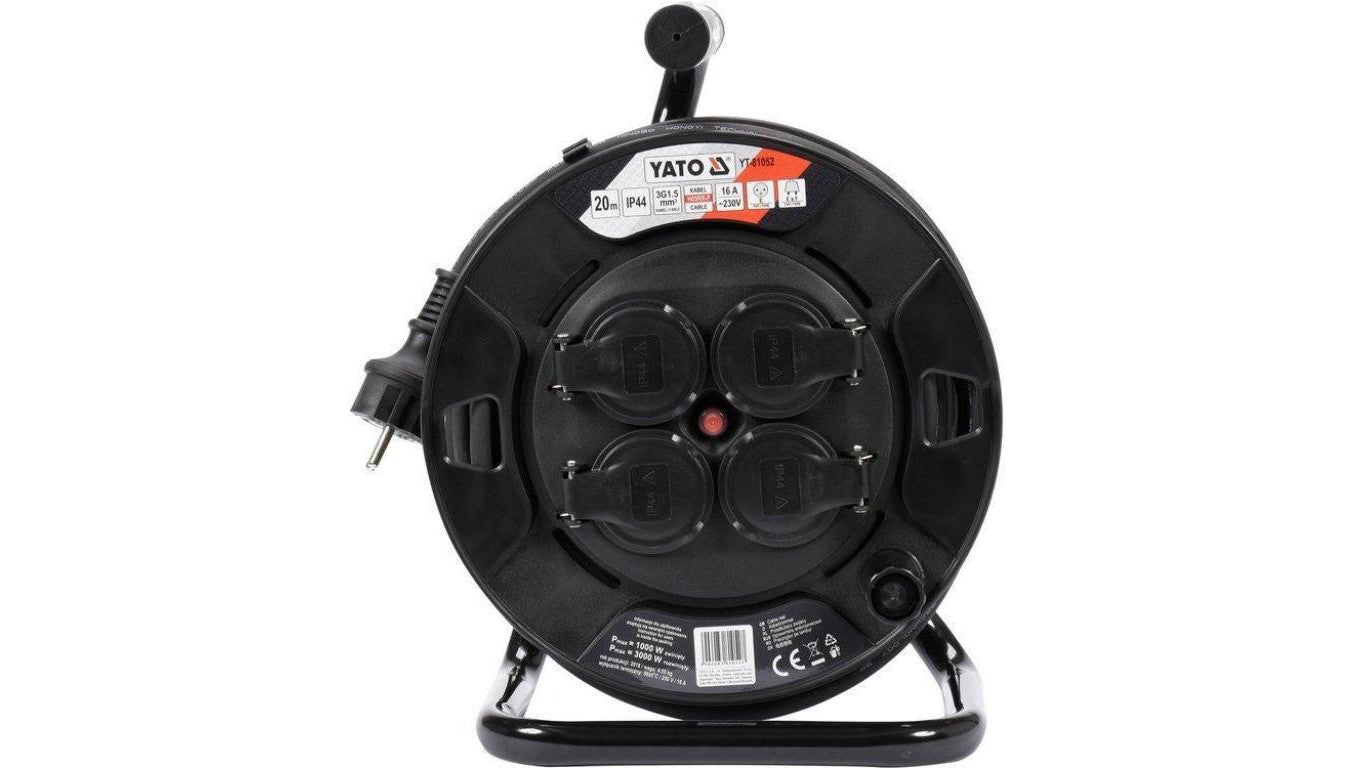 Przedłużacz bębnowy h05rr-f 3x1.5 20m ip44 yt-81052