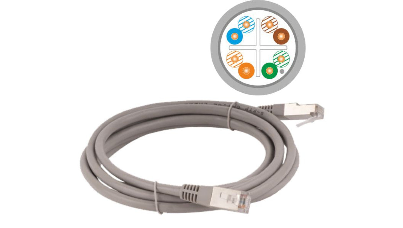 Patch-cord F/UTP kat.6 PVC 10.0m KKS6SZA10