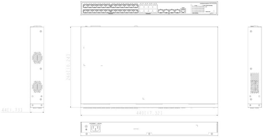 Switch Hikvision DS-3E2736-HI-24F8T4X