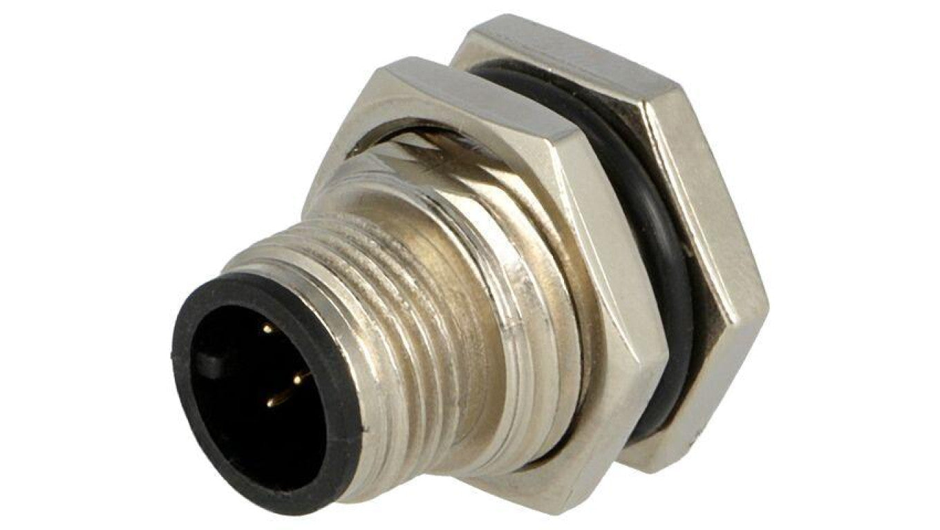 Złącze M12, męskie, PIN:5, gniazdo, proste, 60V M12A-05PMMS-SF8001