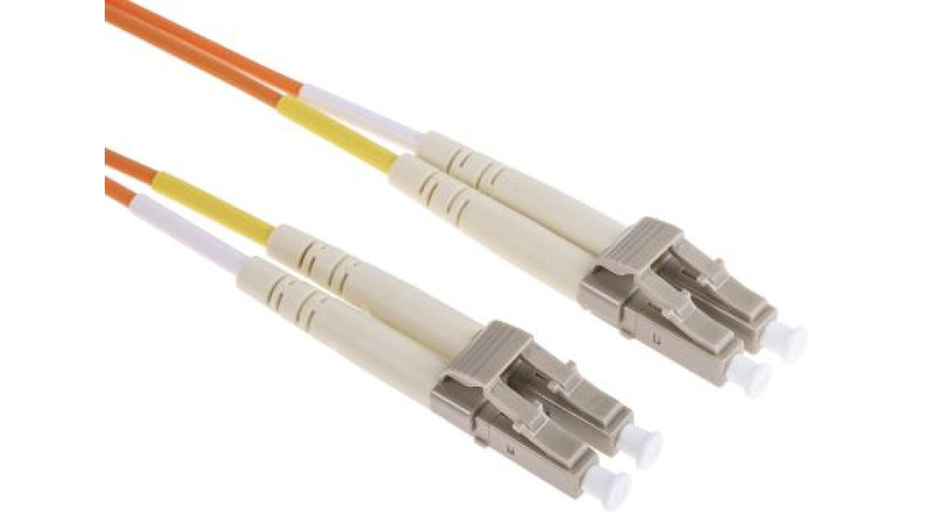 Kabel światłowodowy, średnica: 50/125μm, OM2 Wielomodowy, Pomarańczowy, LC / LC