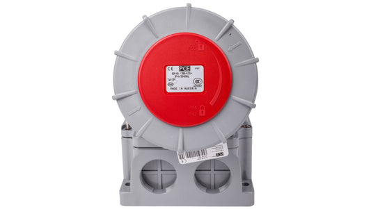 Gniazdo stałe 63A 4P 400V czerwone IP67 /bez dławnicy/ POWER TWIST 134-6
