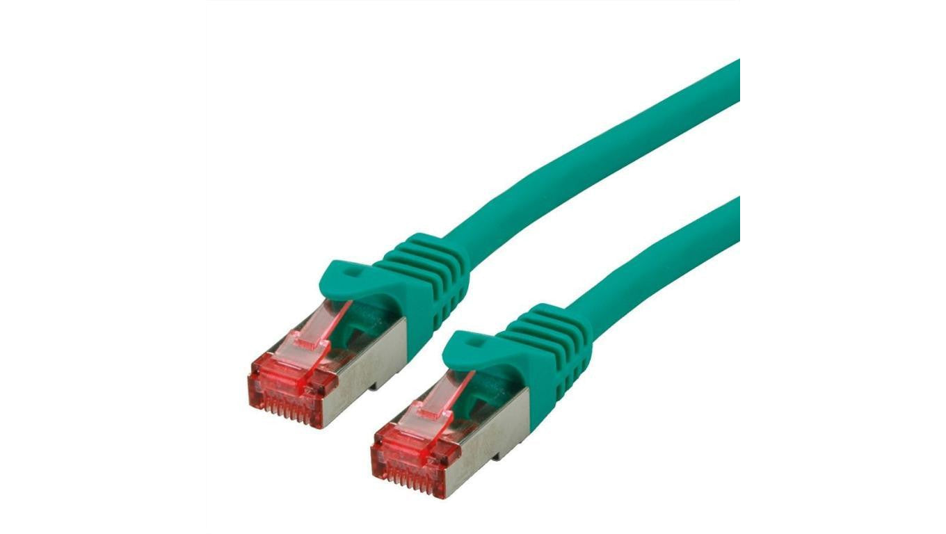 ROLINE S/FTP Patchcord Cat.6 Component Level, LSOH, zielony, 20.0 m
