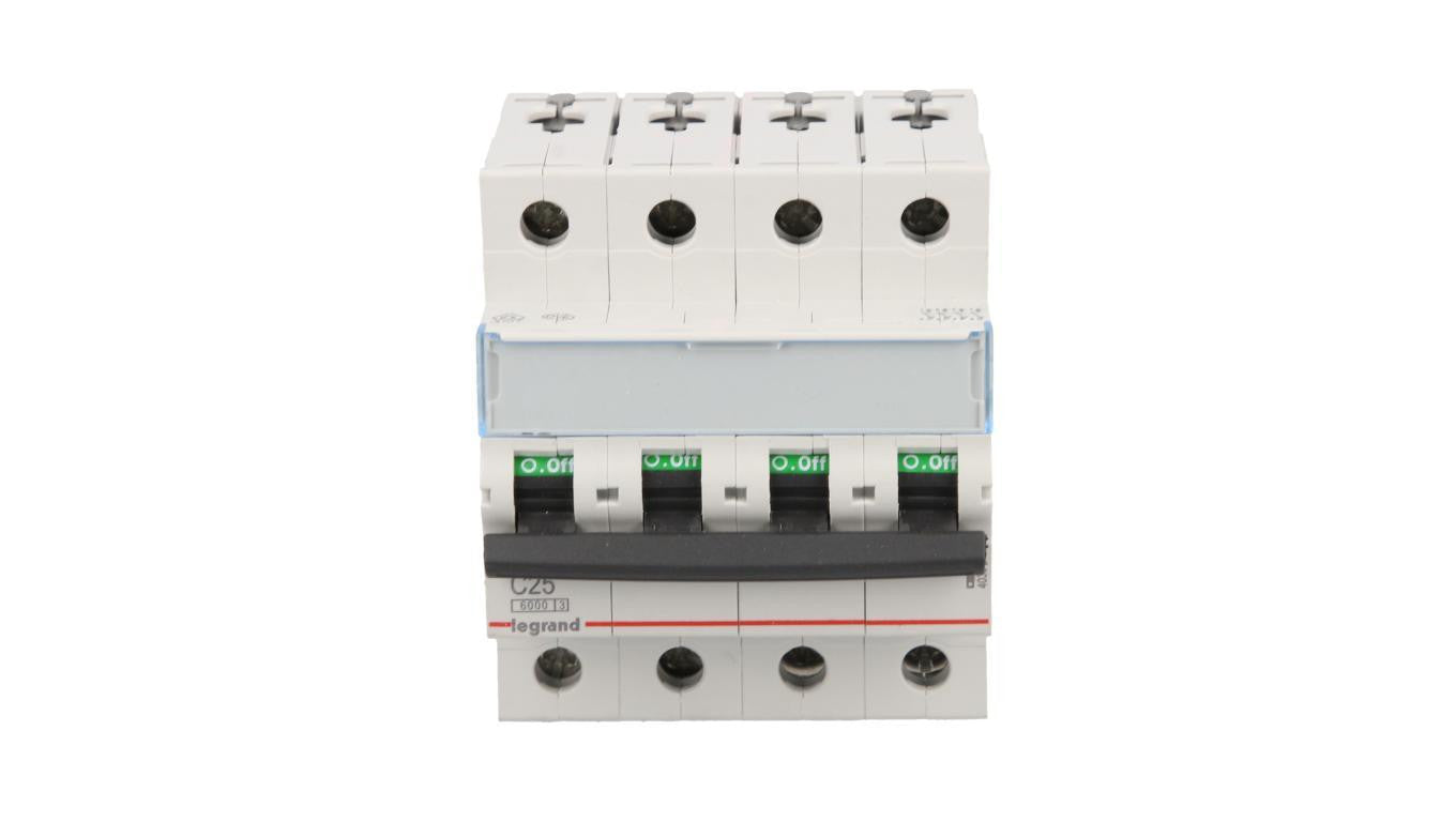Wyłącznik nadprądowy 4P C 25A 6kA AC S304 TX3 403564