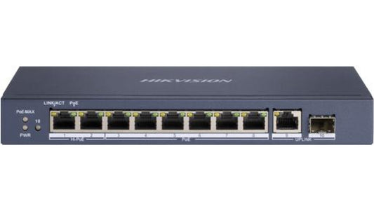 Switch PoE 8-portowy 1Gbps + SFP (niezarządzalny) DS-3E0510HP-E