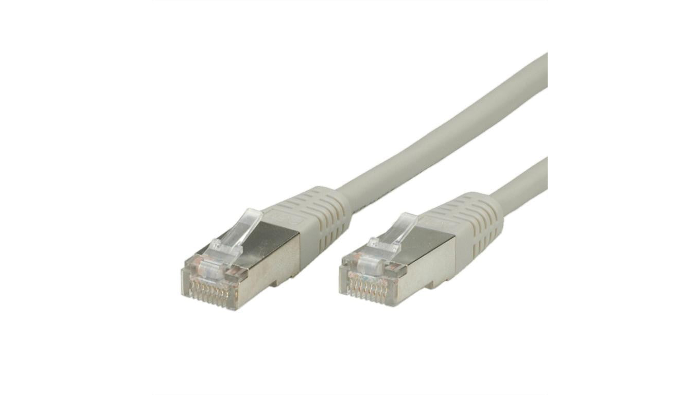 VALUE Kabel krosowy kat. 6 (klasa E) S/FTP (PiMF), szary, 1,5 m
