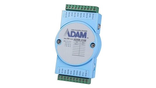8 kanałowy moduł wyjść przekaźnikowych, z obsługą Modbus, RS-485/USB, szerokim zakresem temperaturowym ADAM-4168-C