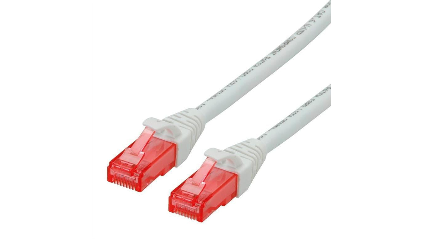 Patchcord U/UTP Kat. 6 Component Level LSOH 10m biały ROLINE