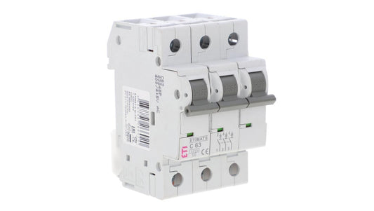 Wyłącznik nadprądowy 3P C 63A 6kA AC ETIMAT 6 002145522