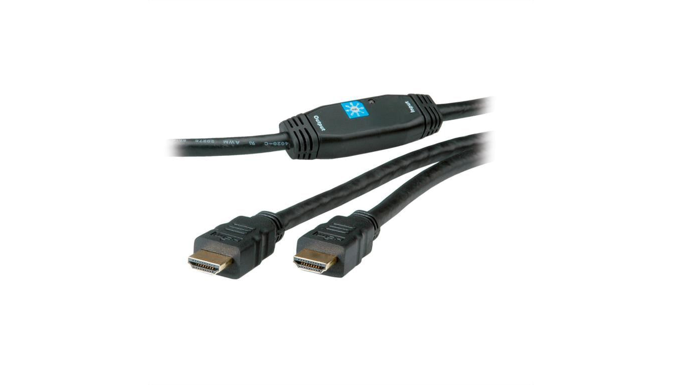 ROLINE HDMI High Speed Kabel, z repeaterem, 30 m