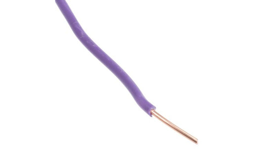 Przewód instalacyjny, 6491X, H07V-U., 100m, 1,5 mm² CSA , 450/750 V, 17,5 A, kolor: Fioletowy