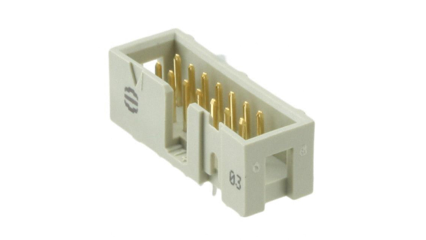 Gniazdo IDC męskie PIN: 14 proste THT 1,27mm R.styków: 2,54mm 09185147324