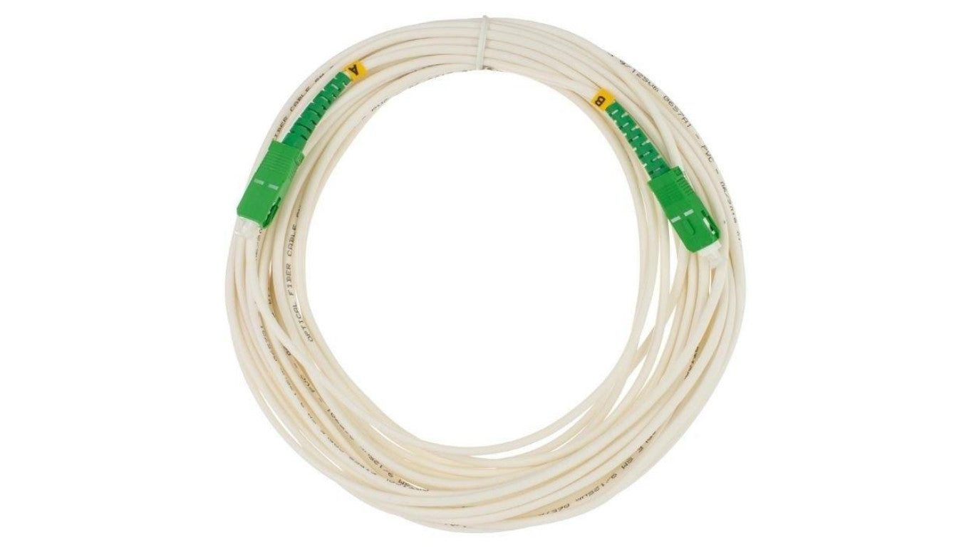 Patchcord światłowodowy FO SM SC/APC-SC/APC simplex 9/125 G.657A1 3m