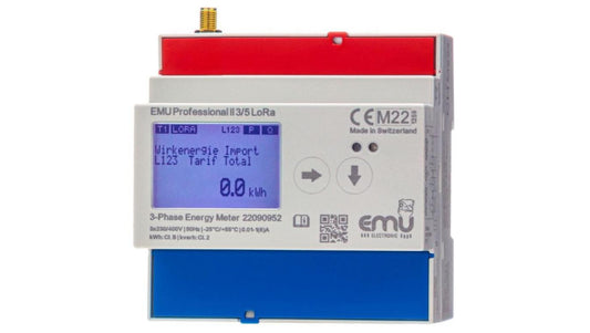 3-fazowy licznik energii MID - EMU Professional II 3/5 LoRa zew, antena - P21A000LE