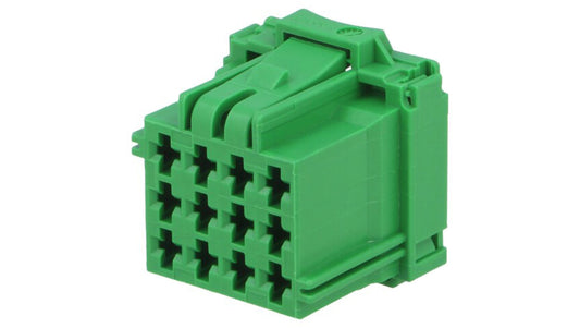 Złącze Automotive MCP żeńskie zielone 12-PIN 8-968972-1