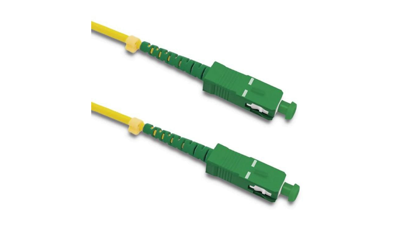 Qoltec Patchcord światłowodowy SC/APC - SC/APC Singlemode 9/125 G652D Simplex 0.5m