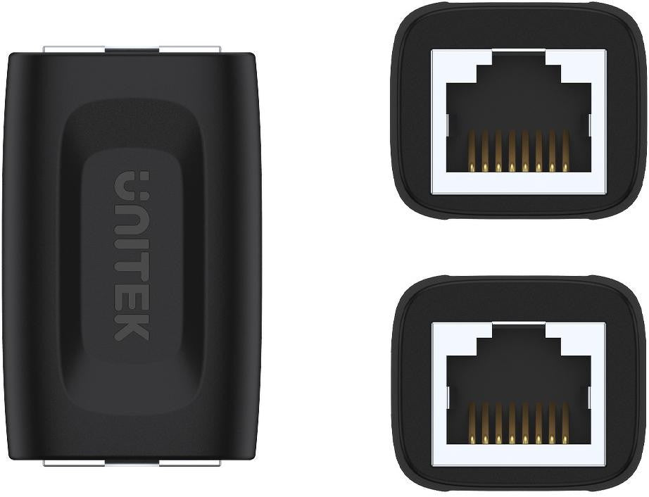 Adapter Unitek RJ45 (F) - RJ45 (F) Cat.6 1Gbps | Przedłużka sieciowa RJ45, Łącznik
