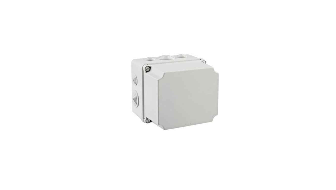 IP65 Puszka hermetyczna wysoka LIGHT 167x191x160 pokrywa pełna, z dławicami (6xM25, 4xM40)