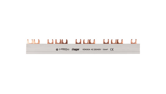 Szyna łączeniowa 3P 63A 10mm2 widełkowa (12 mod.) KDN363A