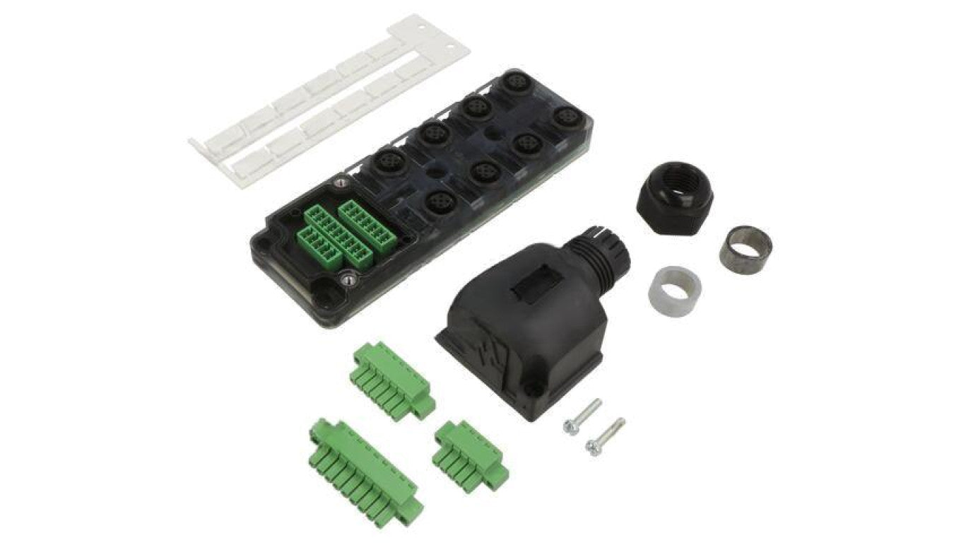 8000-88550-0000000 Centralka połączeniowa 8xM12 5-PIN PNP 24VDC 4A IP65/IP67