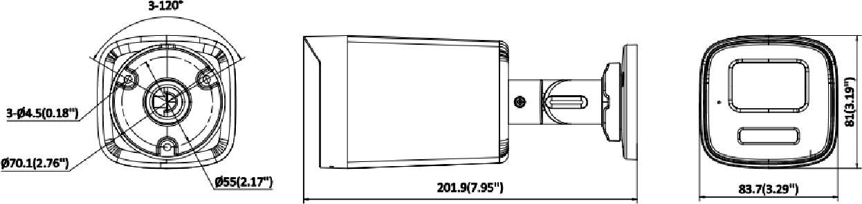Kamera IP Hikvision DS-2CD1T47G3-LIU(2.8mm)