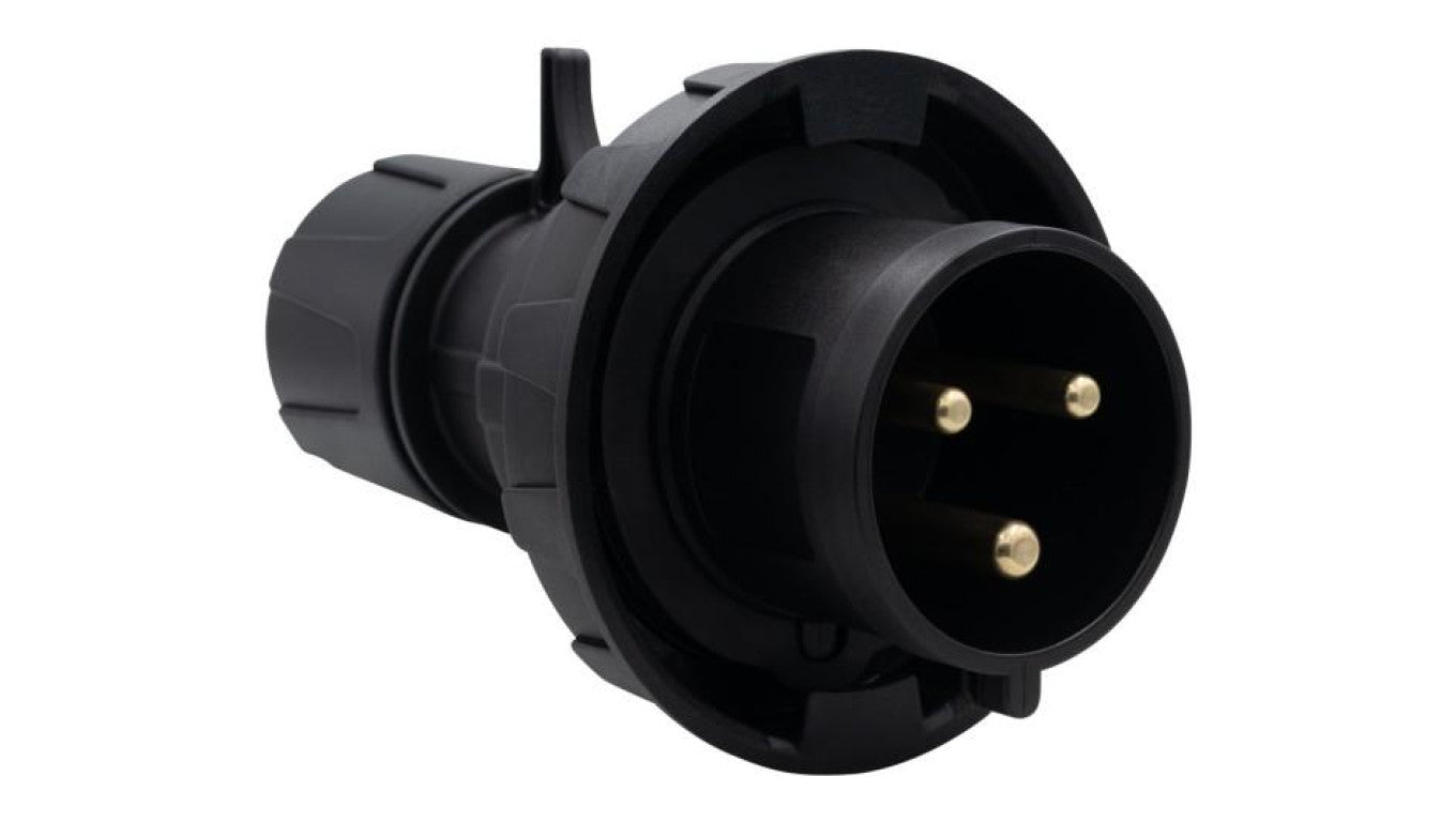 Wtyczka przemysłowa - przenośna 32A 3p 200V-250V /FE/ IP67 czarna