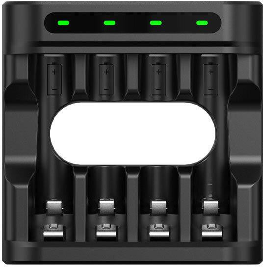 Ładowarka do akumulatorów R03 / AAA oraz R6 / AA Li-ion 1,5V / NiMH Xtar L4