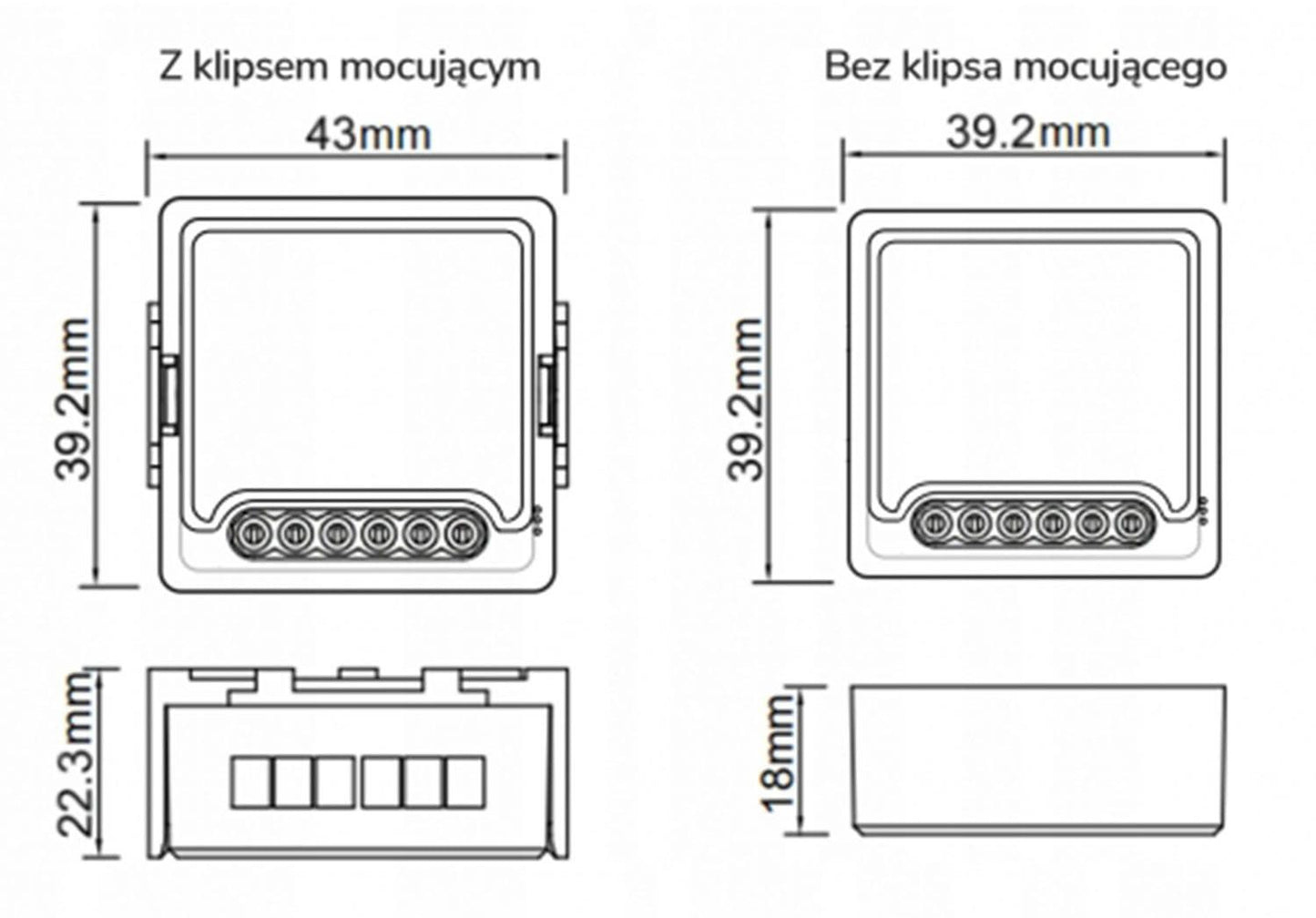 Moduł OXT mini sterownik scen 12 akcji 230V ZigBee TUYA T254