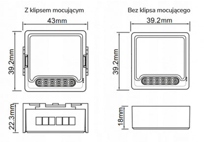 Moduł OXT mini sterownik scen 12 akcji 230V ZigBee TUYA T254