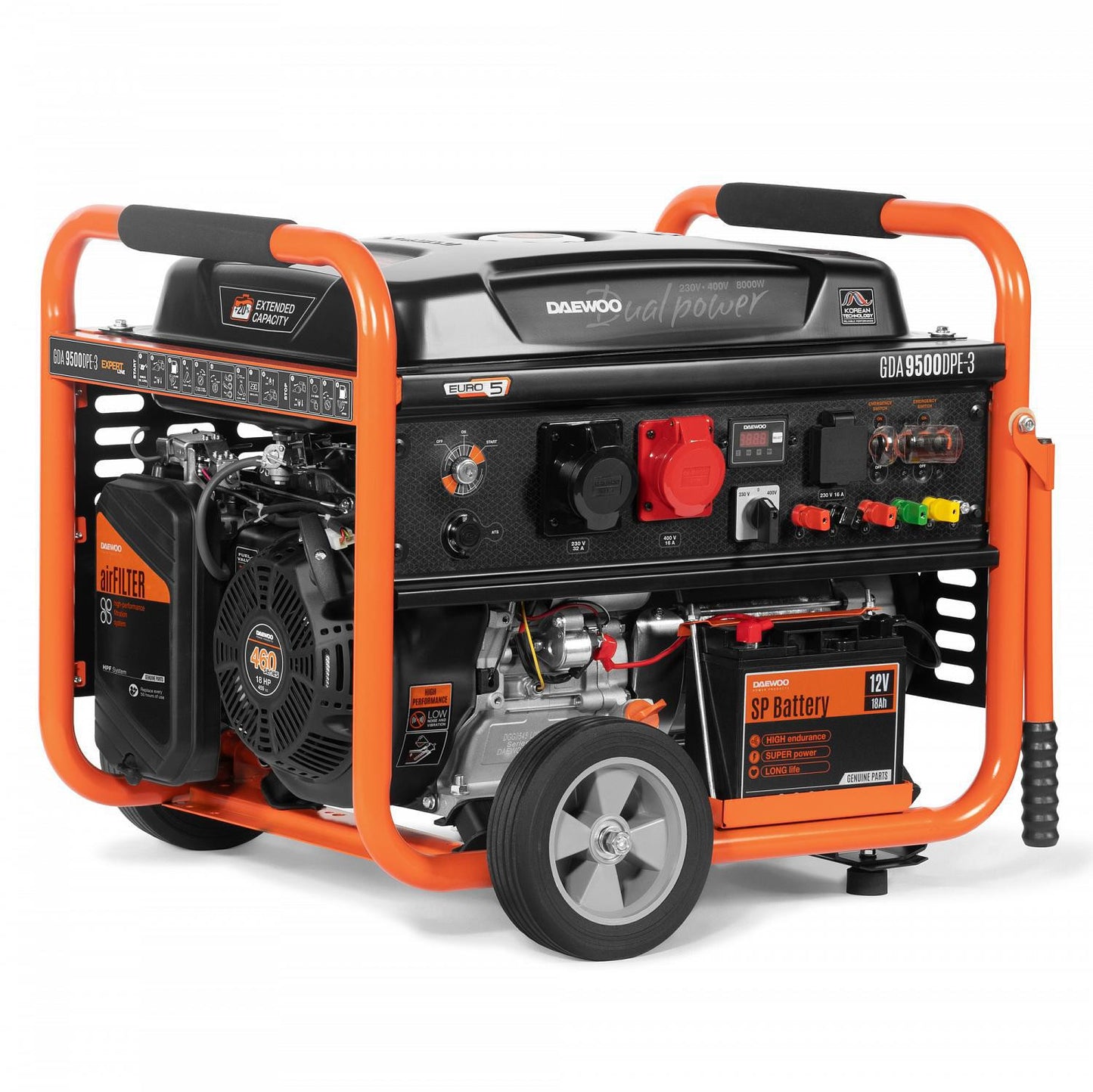 AGREGAT PRĄDOTWÓRCZY DAEWOO GDA 9500DPE-3 8.0kW