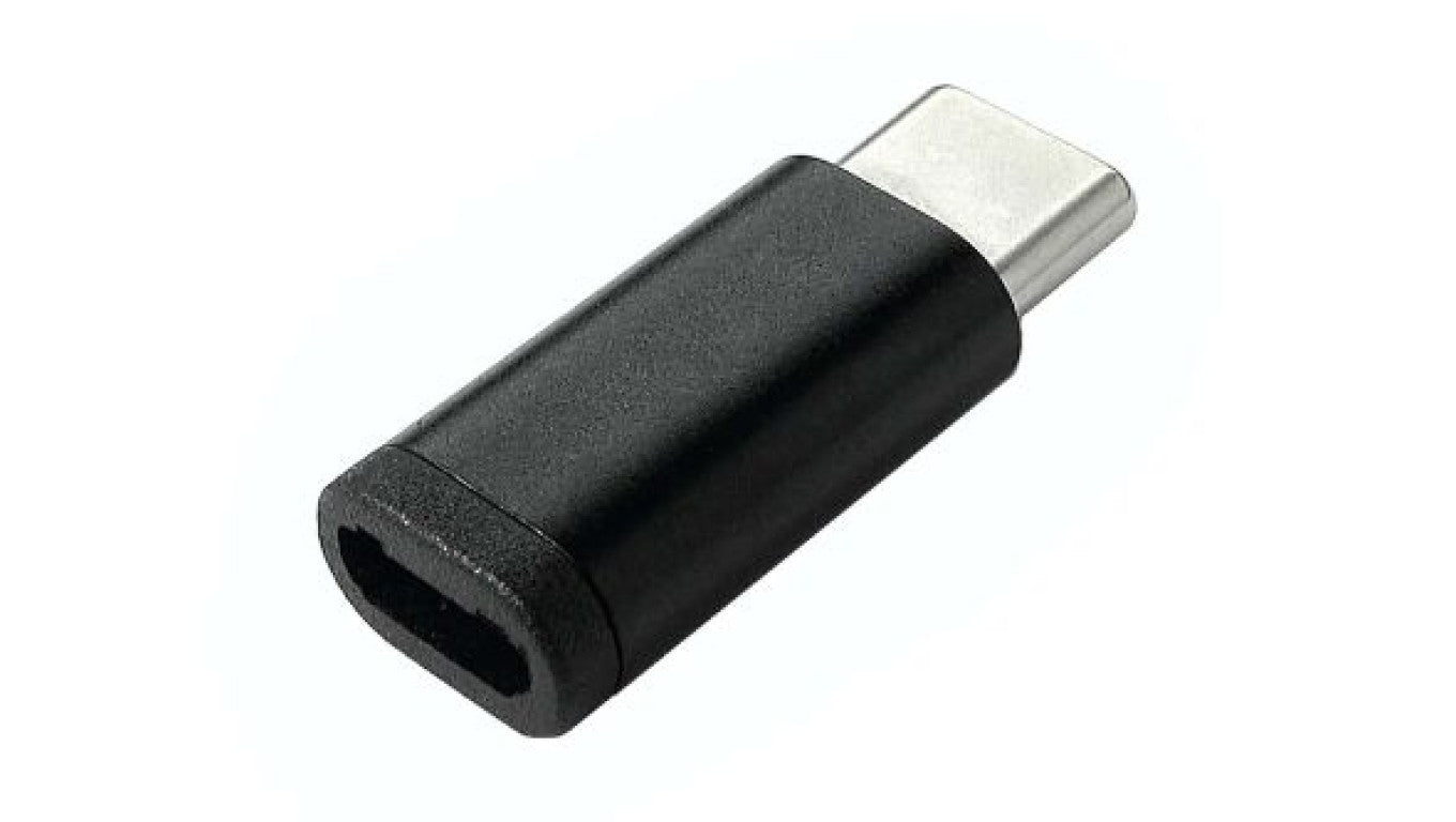 USB Type C M - USB 2.0 Micro B F Black A