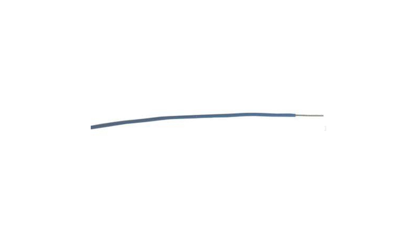 Przewód jednożyłowy linkowy, Przewód instalacyjny, 0,33 mm², 7/0,12 mm, 22 AWG, MPPE, 600 V, Niebieski, dł. 100m, RS PRO