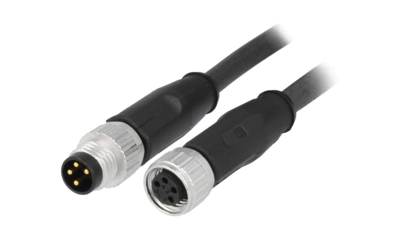 Złącze M8 męsko-żeńskie proste 5m 4-PIN 21348081489050