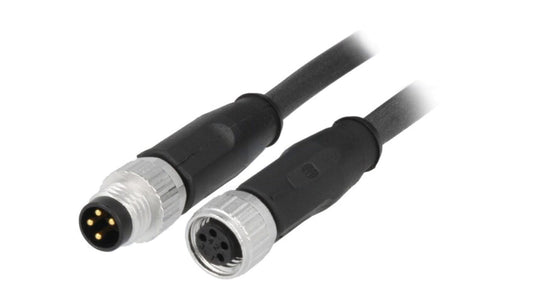 Złącze M8 męsko-żeńskie proste 5m 4-PIN 21348081489050