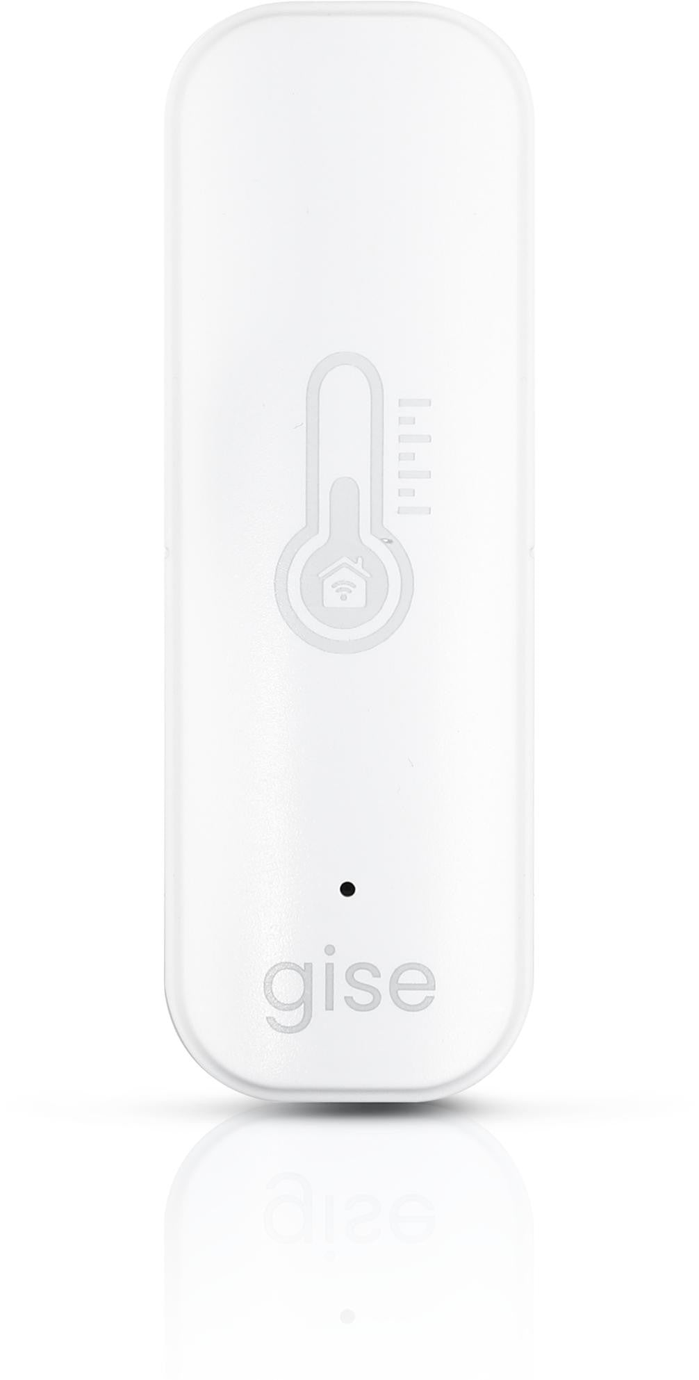 GISE Smart Czujnik temperatury i wilgotności Wi-Fi Biały | Tuya | GTHS-WF-01-W