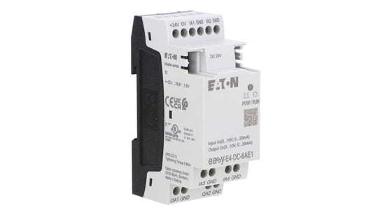 Rozszerzenie wejścia/wyjścia easyE4 24VDC 4AI 2AO 10VDC EASY-E4-DC-6AE1 197223