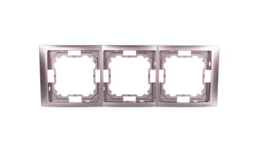 Simon Basic Neos Ramka potrójna stal inox BMRC3/21