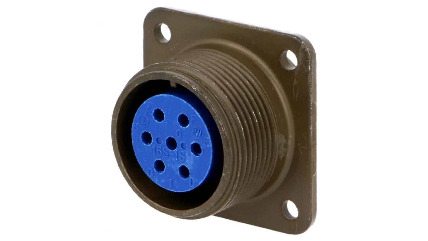 Złącze okrągłe -PIN 7 rozmiar 16S 97 stop aluminium 97-3102A-16S-1S
