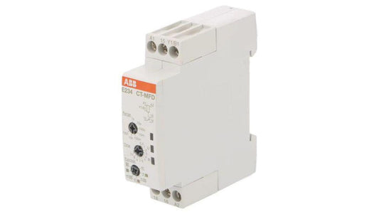 Przekaźnik czasowy 0,05s÷100h SPDT 24÷240VAC 24÷48VDC IP20 1SVR500020R0000