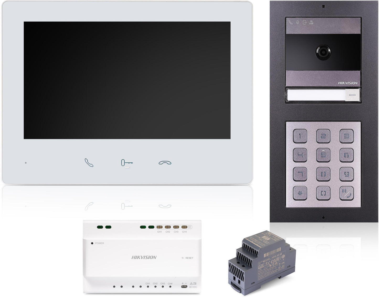 WIDEODOMOFON HIKVISION DS-KIS704EY-ACF2/Aluminium