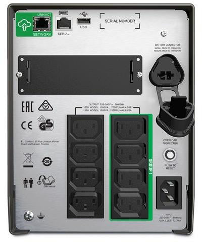 APC Zasilacz awaryjny SMT1500IC 1500VA/1kW Tower SmartConnect