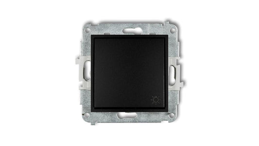 ICON Mechanizm łącznika zwierny światło czarny mat 12IWP-5