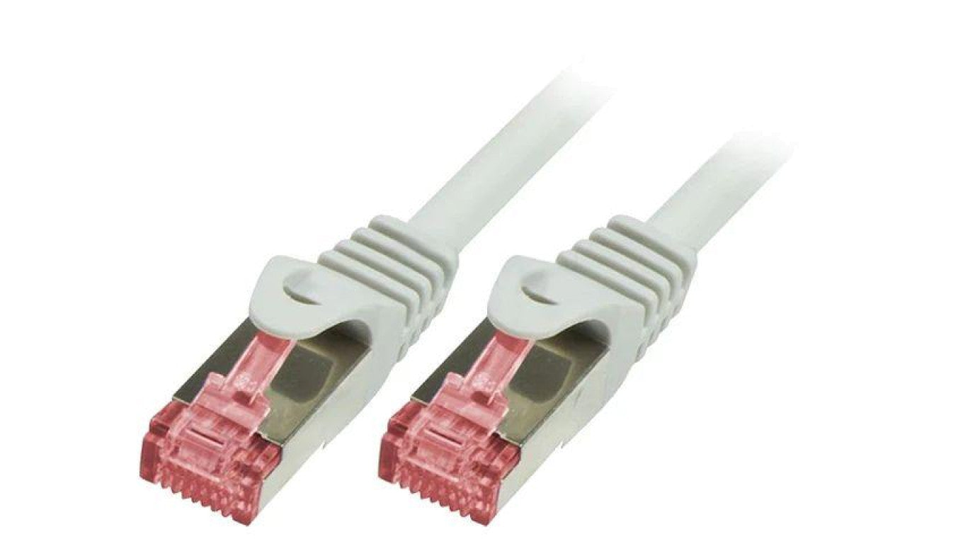 Patch cord S/FTP 6 linka Cu LSZH biały 20m 27AWG CQ2111S