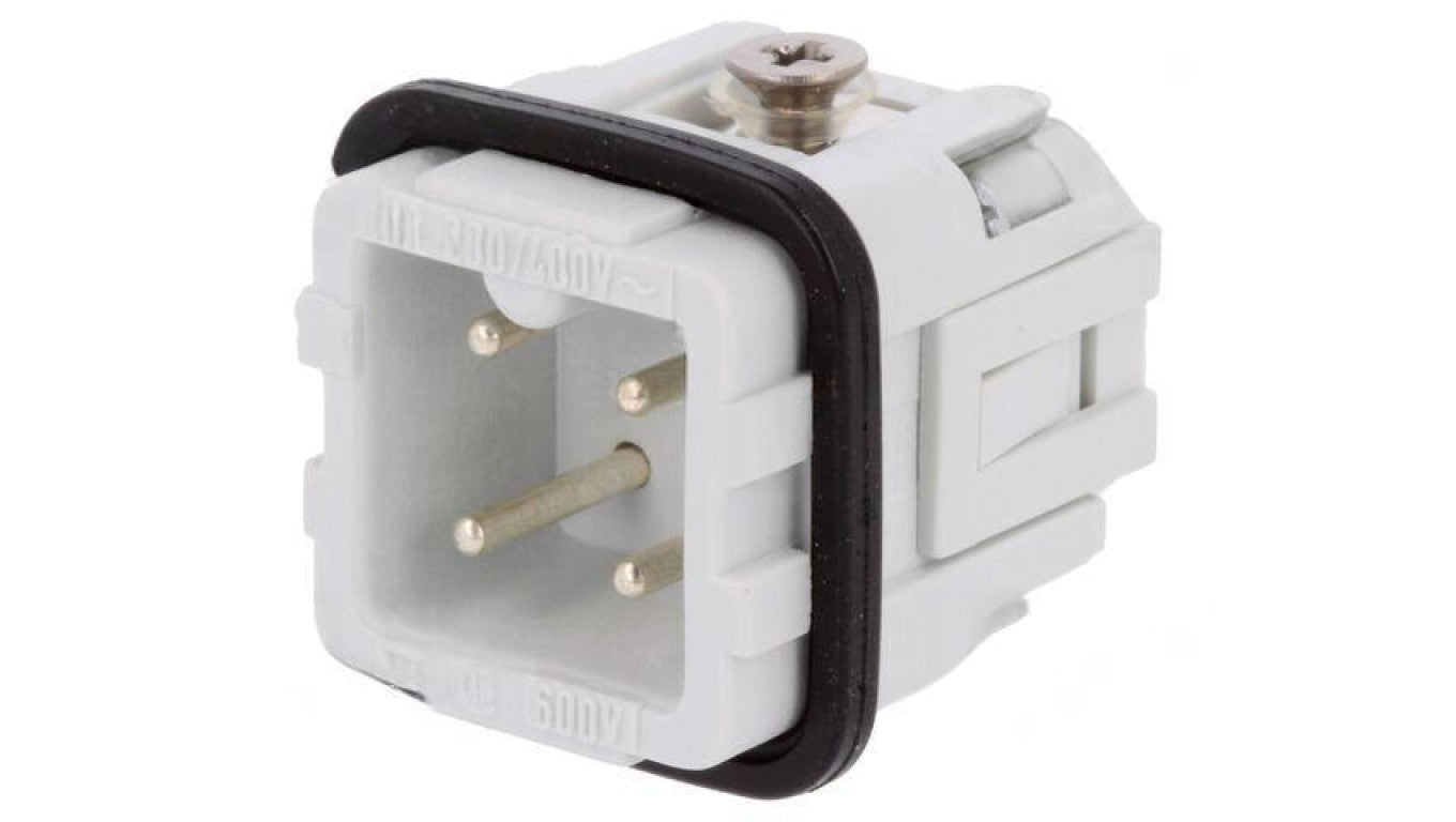 Złącze HDC wkładka stykowa męskie 10A 230V -PIN 4 3+PE C14610A0030024