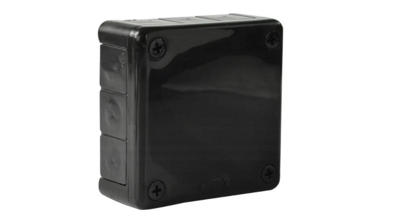 Puszka natynkowa hermetyczna pusta 98x98x42mm IP55 czarna