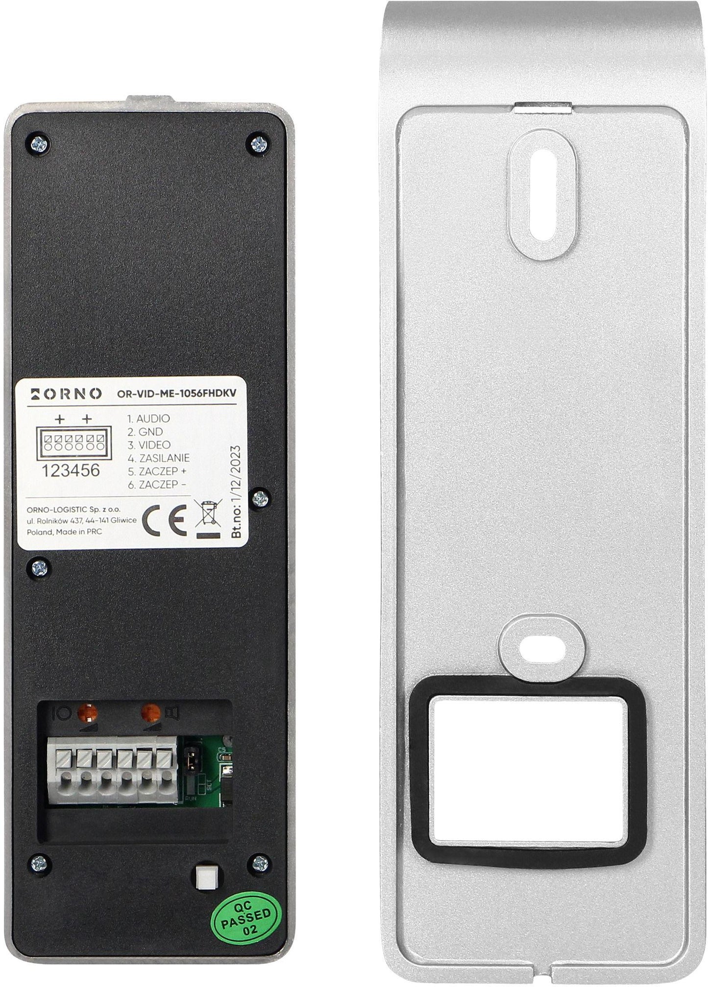 Wideodomofon ORNO OR-VID-ME-1056FHD/B