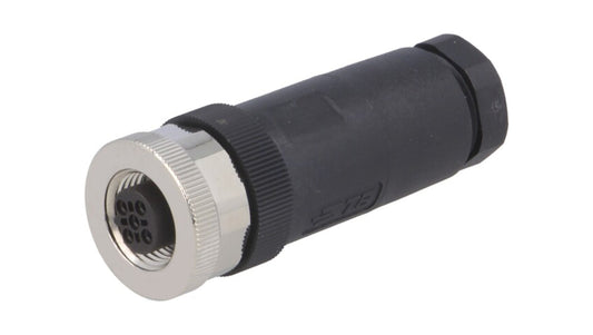 Złącze okrągłe M12 żeńskie proste nieekranowane 5-PIN 60V PG9 T4110402051-000