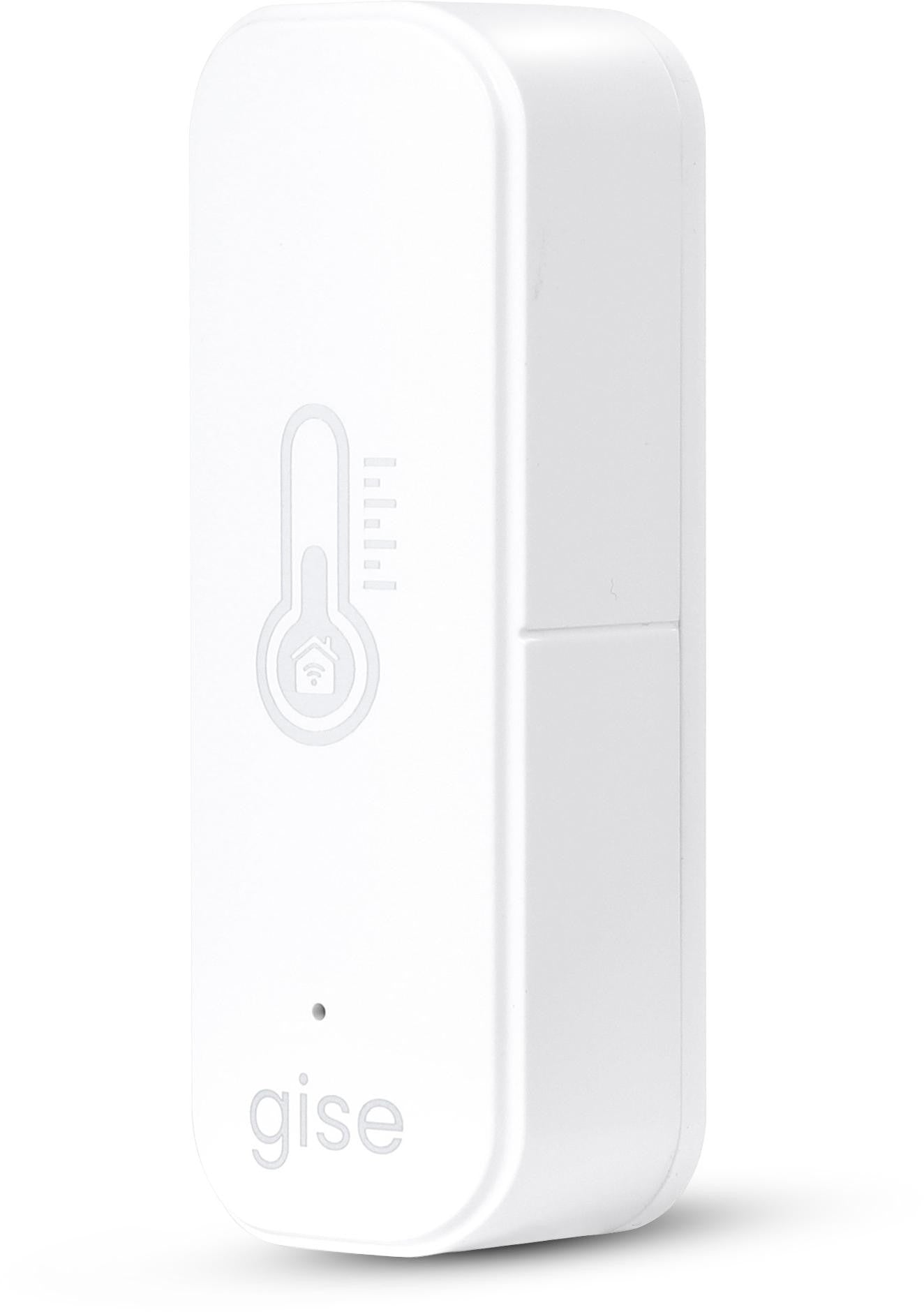 GISE Smart Czujnik temperatury i wilgotności Wi-Fi Biały | Tuya | GTHS-WF-01-W