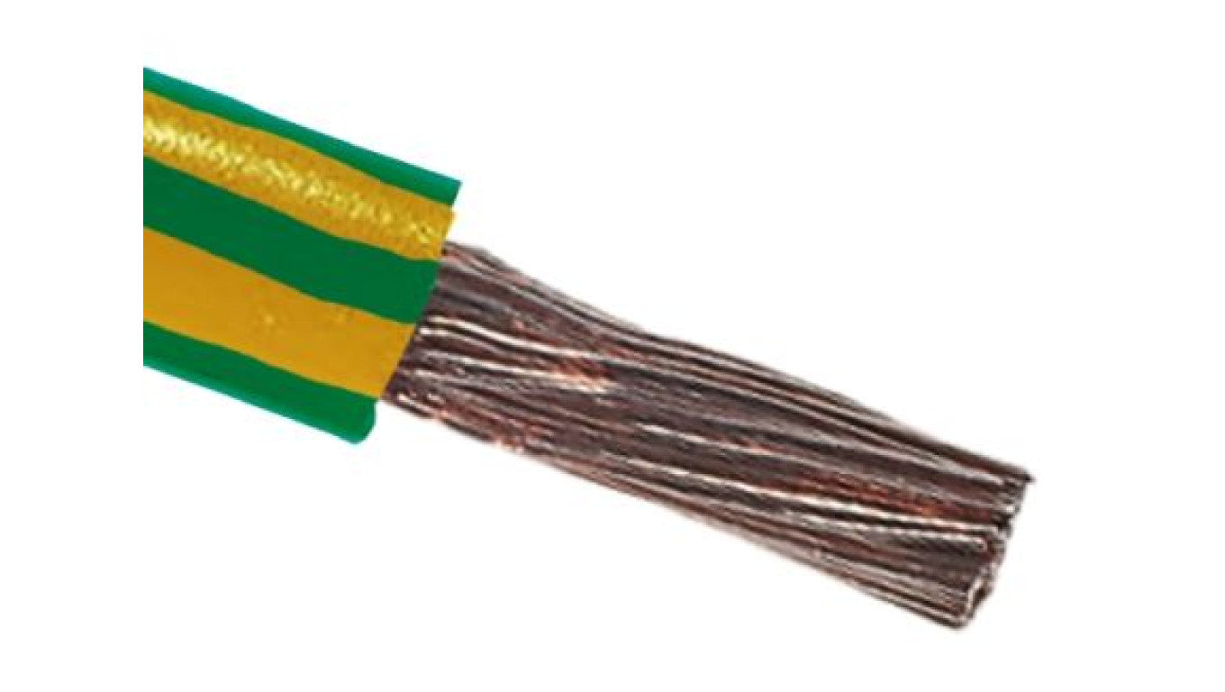 Kabel trzynormowy PCW, dł. 100m 25 mm², 136 A, 600 V, Maximum of +105 C Zielony/Żółty Zgodność z trzema normami, RS PRO