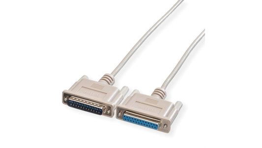 Kabel ROLINE RS232 D25 M/F, 6 m